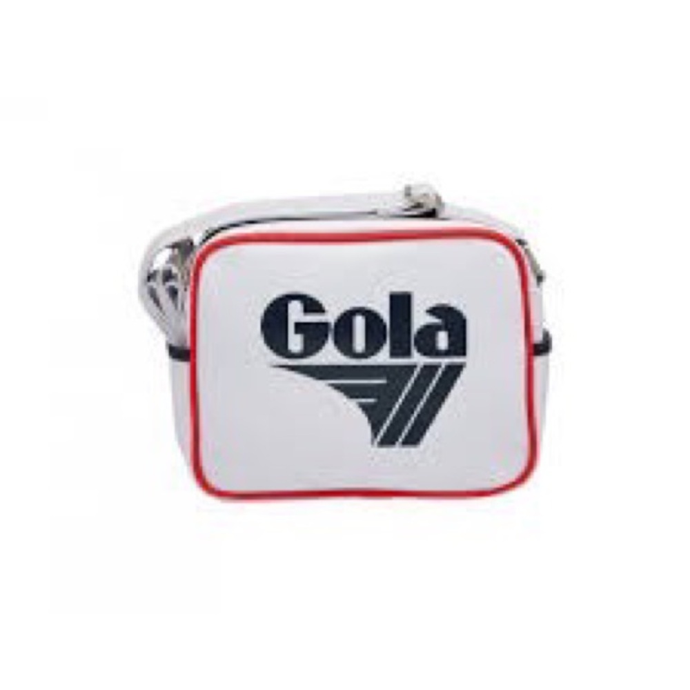 Gola Classics Redford Messenger Bag in White/Navy/Red